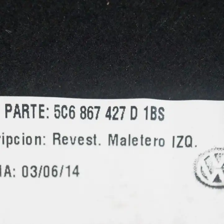 Volkswagen Jetta VI (2011 - 2018) 5C6867427D Боковая обшивка багажника — фото 3