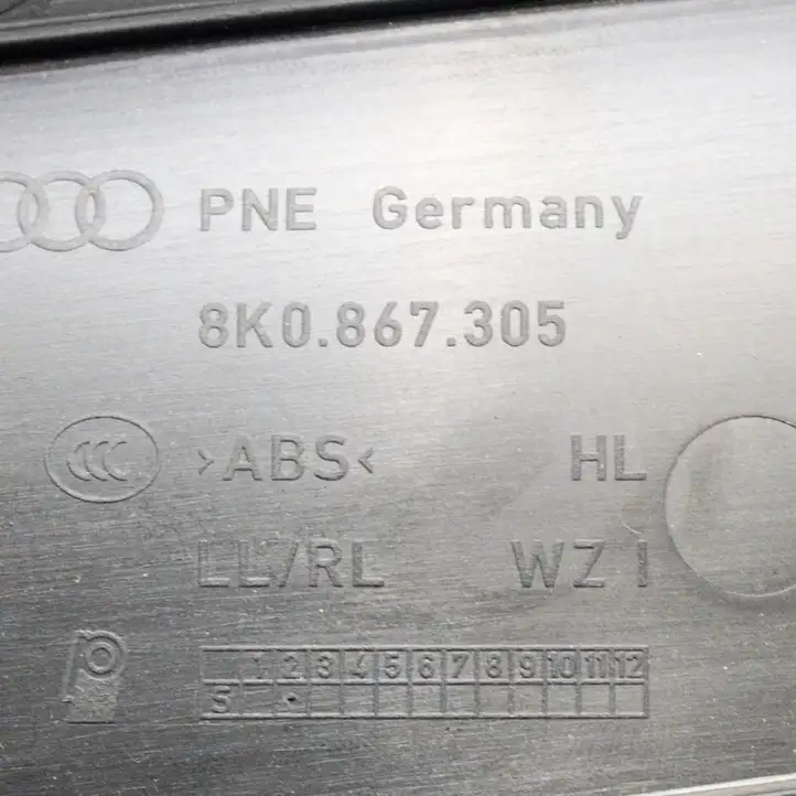 Audi A4 S4 B8 8K (2007 - 2011) 8K0867305 Обшивка задней двери — фото 4