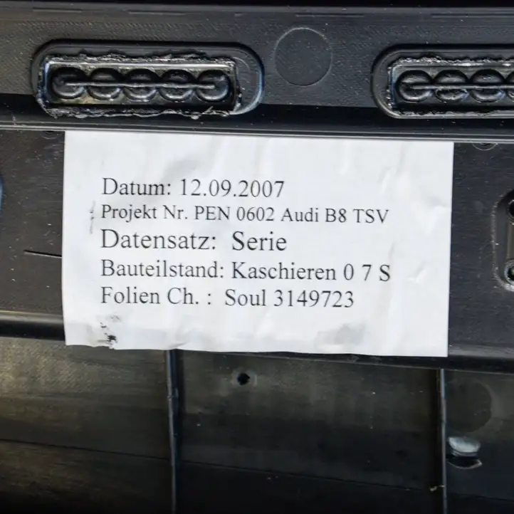 Audi A4 S4 B8 8K (2007 - 2011) 8K0867305 Обшивка задней двери — фото 5