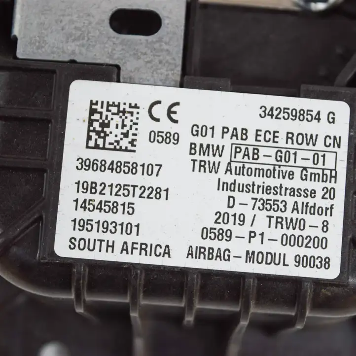 BMW X3 G01 (2018 - 2024) 6848581 Подушка безопасности пассажира — фото 7