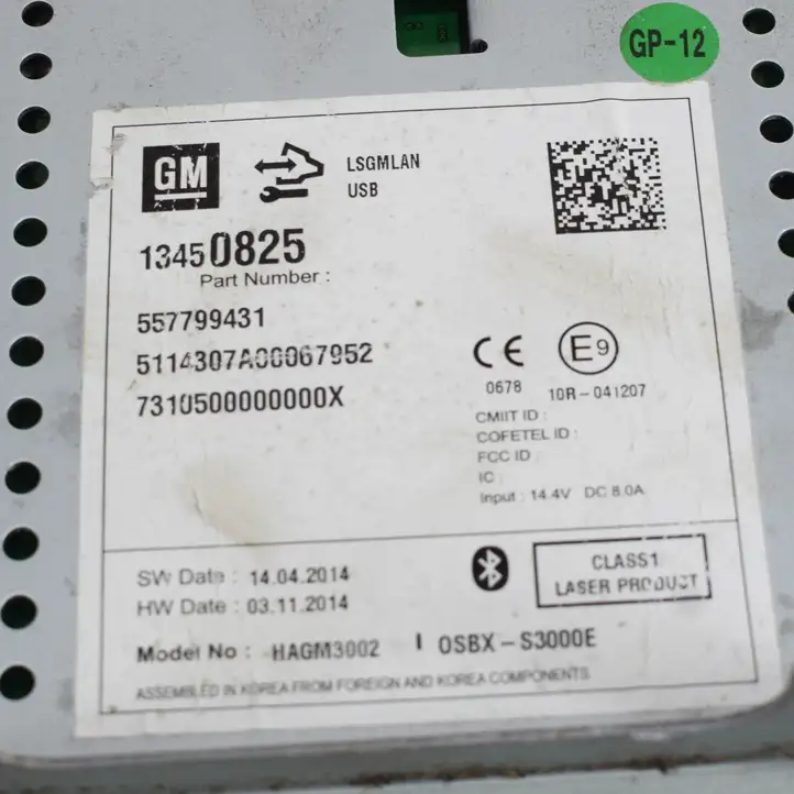 Opel Astra J (2012 - 2015) 557799431 Магнитола / мультимедийная система — фото 7