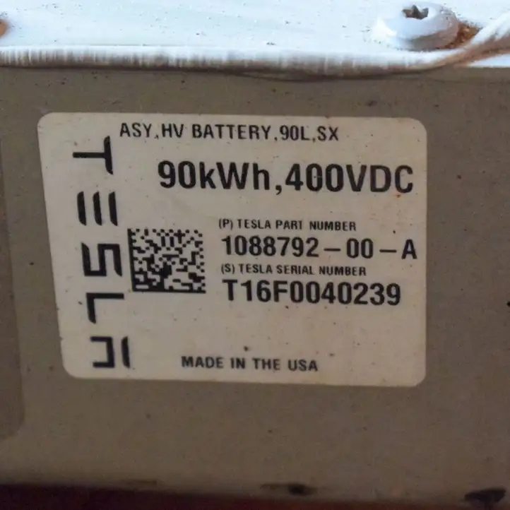 Tesla Model S (2016 - 2021) 103263500I Аккумулятор гибридного / электрического автомобиля — фото 9