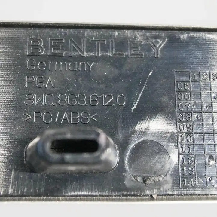 Bentley Continental (2003 - 2017) 3W0863612C Отделка переднего порога — фото 3