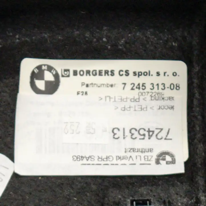 BMW X3 F25 (2010 - 2017) 7245313 Боковая обшивка багажника — фото 4