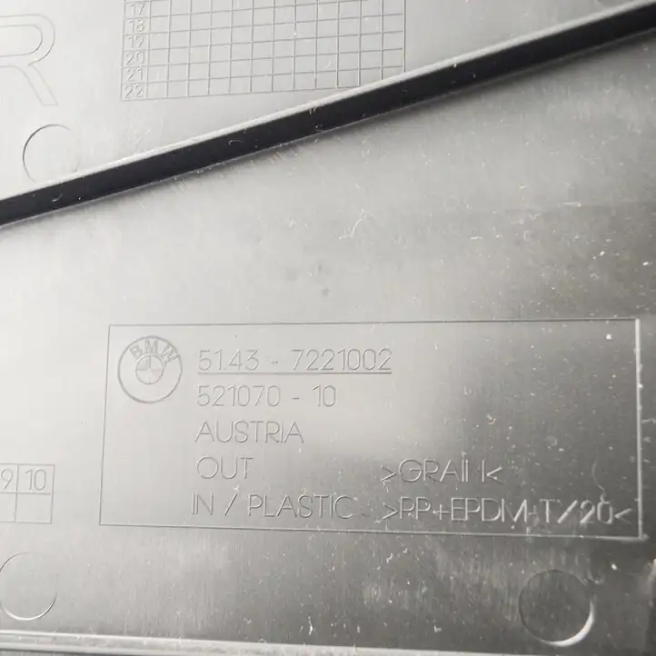 BMW 3 F30 F35 F31 (2012 - 2018) 7221002 Верхняя обшивка стойки B — фото 3