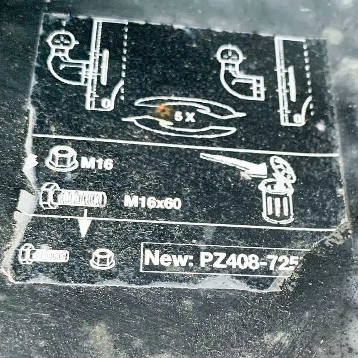 Toyota Hilux (AN10, AN20, AN30) (2011 - 2015) PZ408N956100 Комплект буксировочного крюка — фото 2