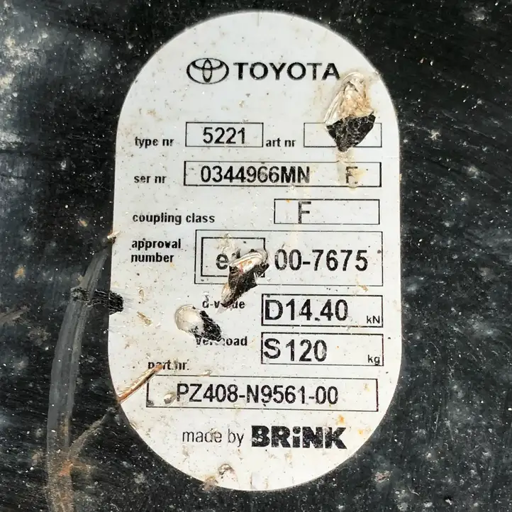 Toyota Hilux (AN10, AN20, AN30) (2011 - 2015) PZ408N956100 Комплект буксировочного крюка — фото 10