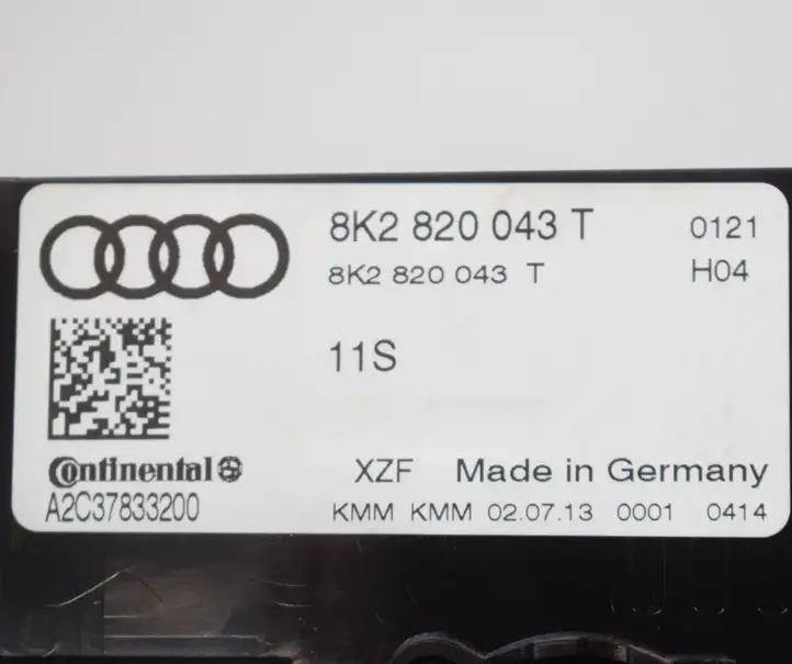 Audi Q5 SQ5 (2012 - 2017) 8K2820043T Управление климат контролем — фото 6