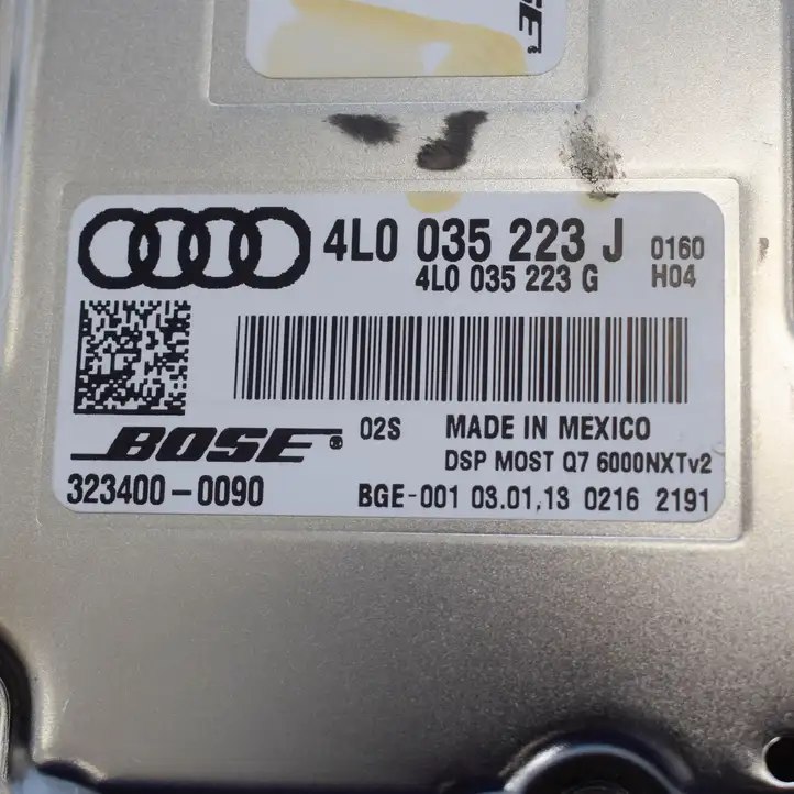 Audi Q7 4L (2009 - 2015) 4L0035382B Комплект аудиосистемы — фото 4