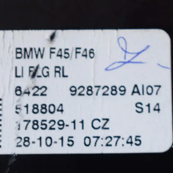 BMW 2 F45 (2014 - 2021) 9287289 Воздушная решетка панели — фото 3