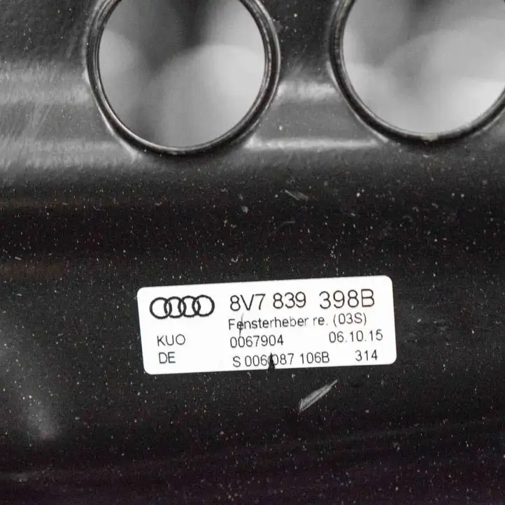 Audi A3/S3 8V (2012 - 2016) 8V7839398B Стеклоподъемник передней двери (комплект) — фото 6