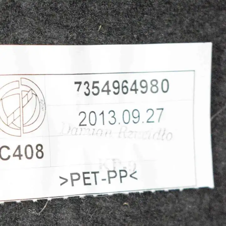 Fiat 500 (2008 - 2015) 7354964980 Обшивка багажника — фото 7