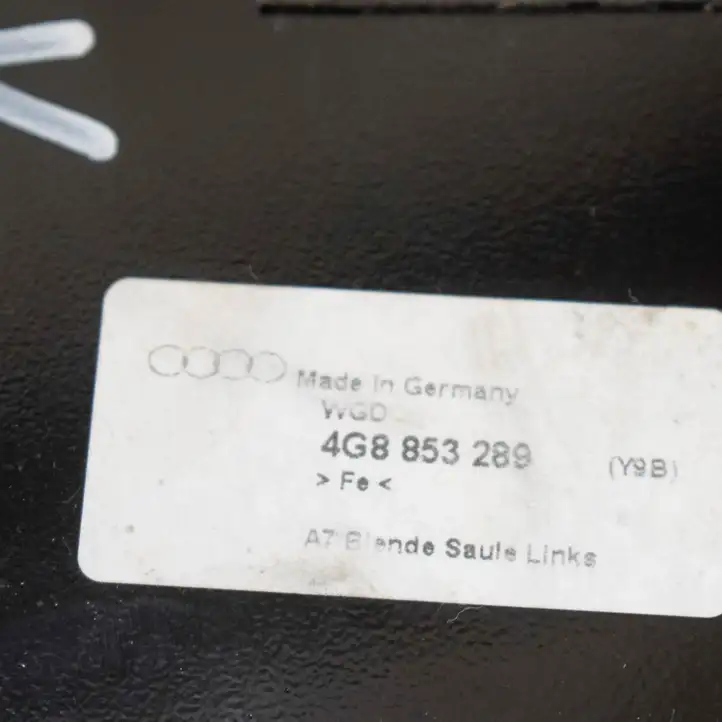 Audi A7 S7 4G (2010 - 2014) 4G8853289 Верхняя обшивка стойки B — фото 5