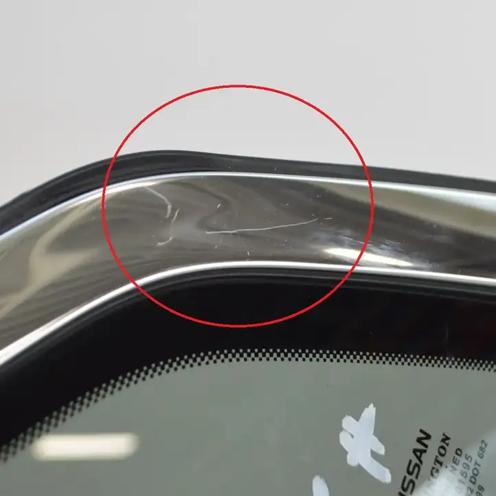 Nissan Qashqai (2013 - 2017) 43R001595AS3 Заднее боковое стекло — фото 6