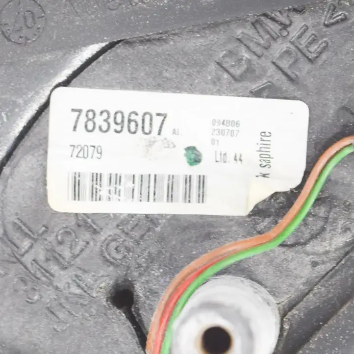 BMW 5 E60 E61 (2004 - 2010) 7839607 Боковое зеркало с электроприводом — фото 3