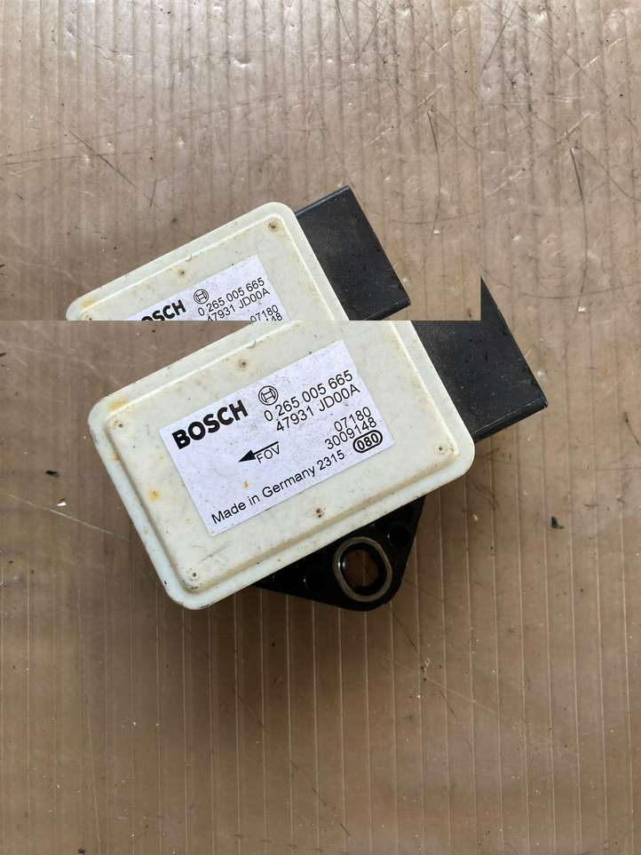 Nissan Qashqai (2006 - 2010)  0265005665 Датчик ESP (системы стабильности) (датчик курсовой устойчивости))