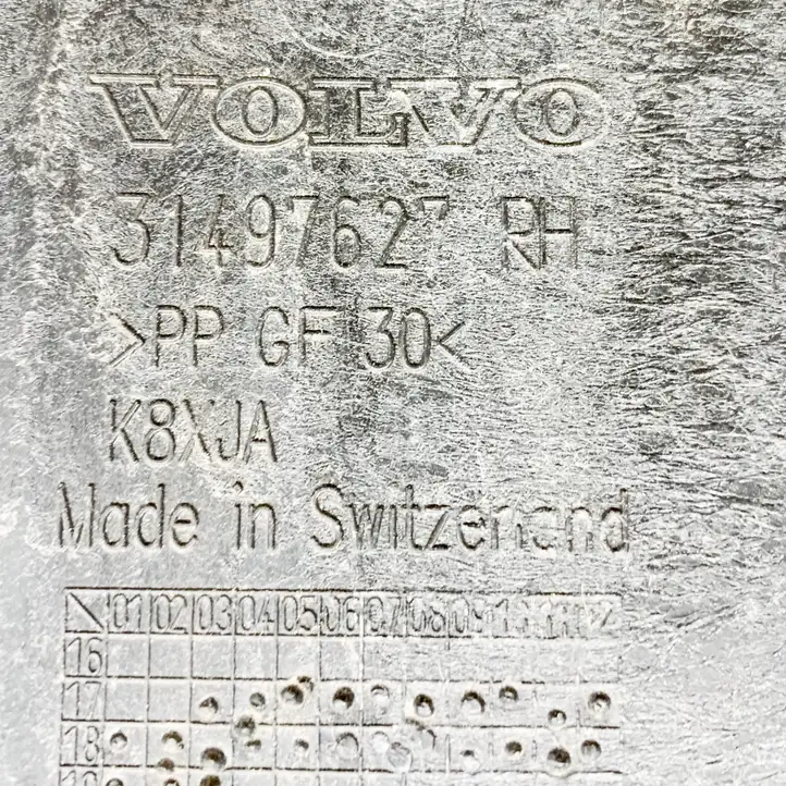 Volvo S90, V90 (2016 - 2020) 31497627 Боковая защита днища — фото 8