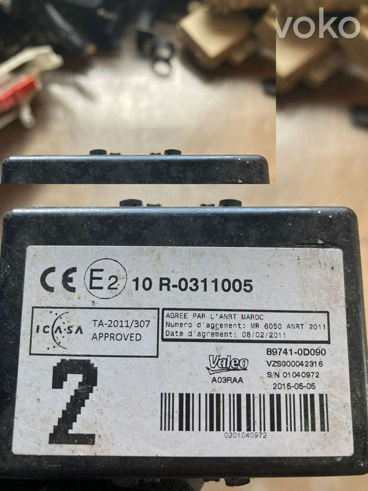 Toyota Yaris (2012 - 2014)  897410D090 Другое реле