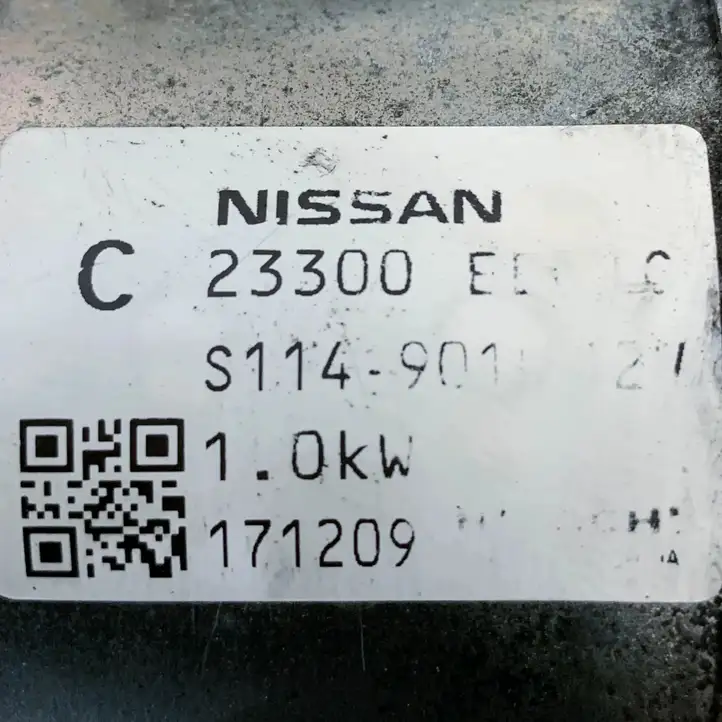 Nissan Juke I F15 (2010 - 2018) S114901 Стартер — фото 7