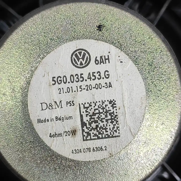 Volkswagen Golf VII (2013 - 2019) 5G0035453G Динамики задних дверей — фото 6