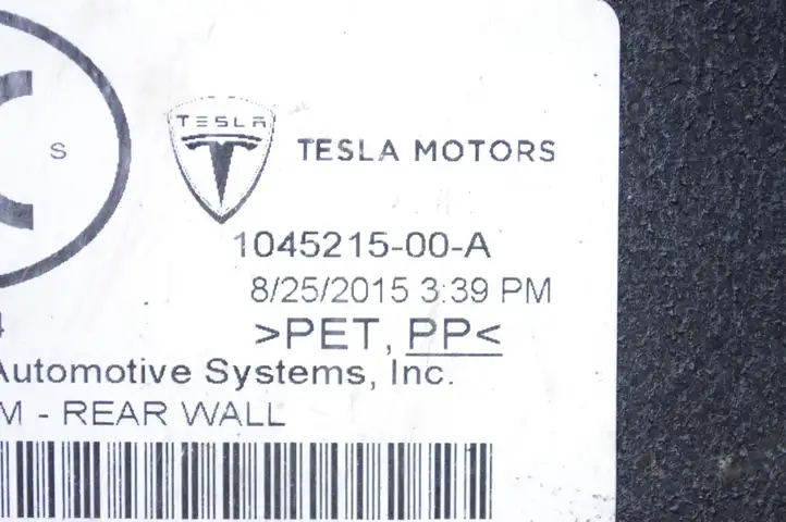 Tesla Model S (2012 - 2016) 104521500A Задняя боковая обшивка салона — фото 5