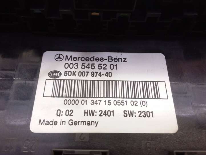Mercedes-Benz C W203 (2000 - 2007)  0035455201 Блок монтирования реле