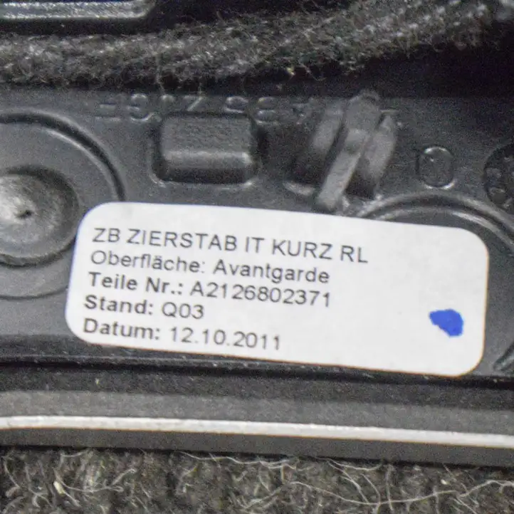 Mercedes-Benz E W212 (2009 - 2016) A2128300254 Воздушная решетка панели — фото 4
