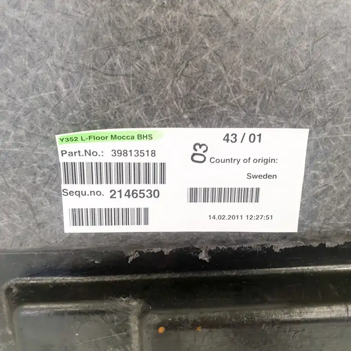 Volvo V60 (2010 - 2013) 39813518 Пол багажника — фото 9