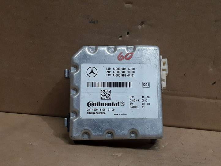 Mercedes-Benz E W212 (2009 - 2016)  A009051700 Камера лобового стекла