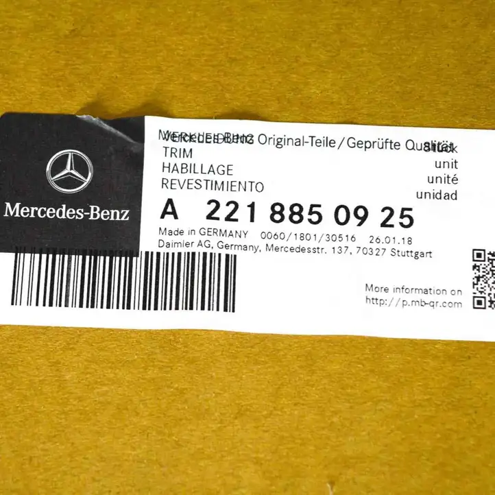 Mercedes-Benz S W221 (2005 - 2013) A2218850925 Нижняя часть переднего бампера — фото 8