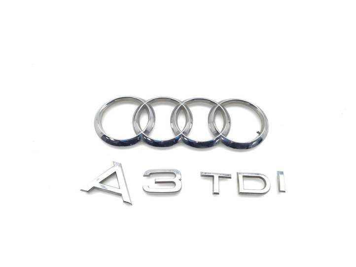 Audi A3/S3 8P (2008 - 2013)   буквы модели автомобиля