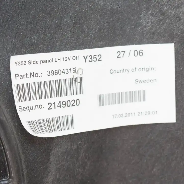 Volvo V60 (2010 - 2013) 39804319 Боковая обшивка багажника — фото 6