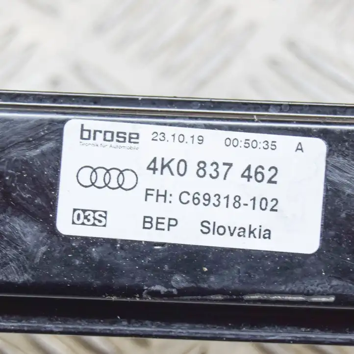 Audi A6 S6 C8 4K (2018 - ) 4K0837462 Электростеклоподъемник передний (комплект) — фото 7
