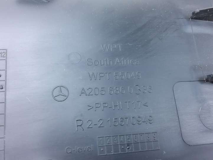Mercedes-Benz C W205 (2014 - 2021)  A2056860336 Отделка заднего порога (внутренняя)