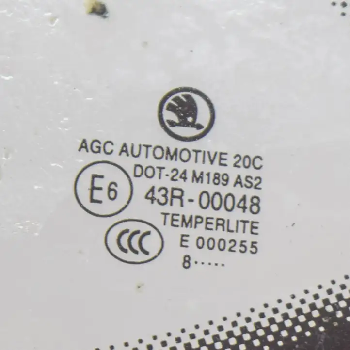 Skoda Octavia Mk3 (5E) (2013 - 2019) 5E9845297P Заднее боковое стекло — фото 5