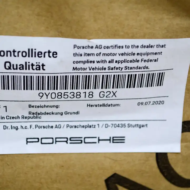 Porsche Cayenne (92A) (2011 - 2017) 9Y0853818G2X Молдинг крыла — фото 6