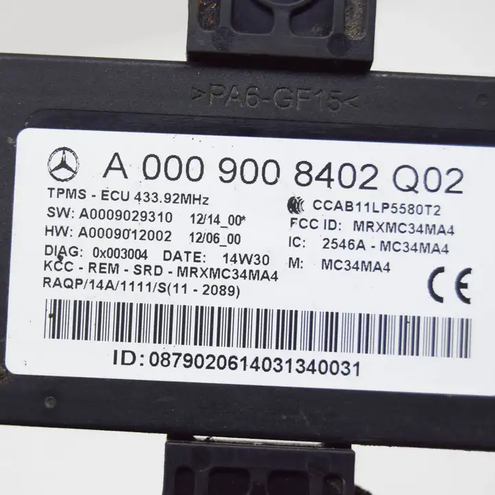 Mercedes-Benz E W212 (2009 - 2016) A0009008402 Блок управления TPMS — фото 6