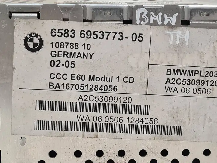 BMW 5 E60 E61 (2004 - 2010)  6953773 Считывающее устройство CD/DVD навигации (GPS)