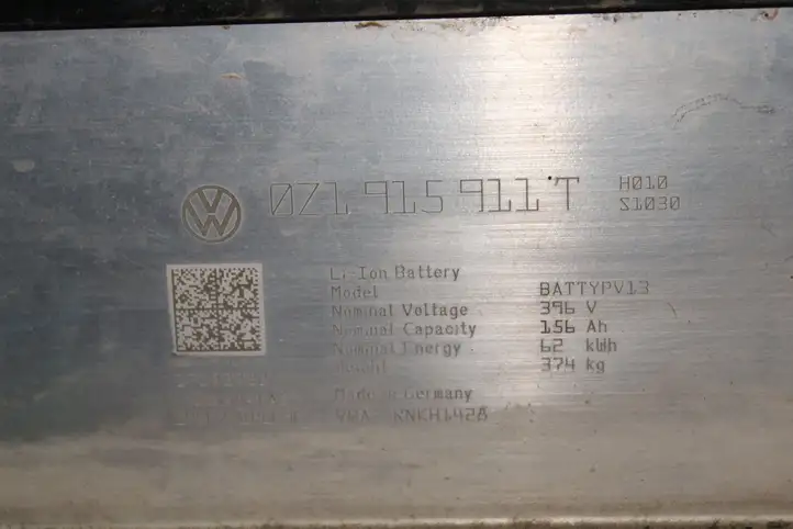 Volkswagen ID.3 (2019 - ) 0Z1915911T Аккумулятор гибридного / электрического автомобиля — фото 4