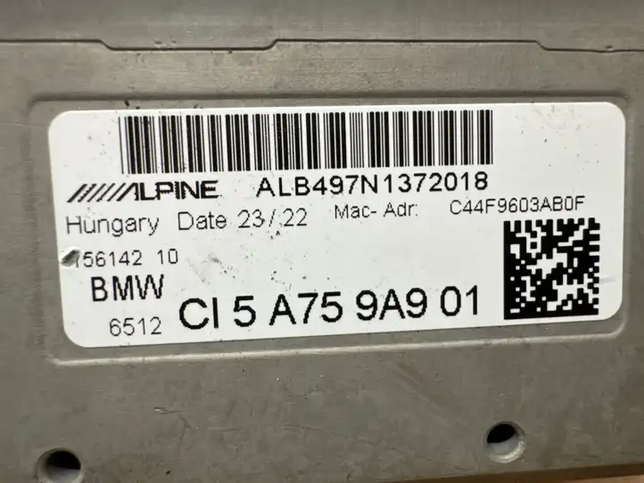 BMW 5 G30 G31 (2016 - ) 6512 Магнитола / мультимедийная система — фото 5