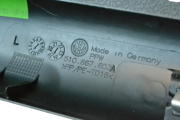 Volkswagen Golf Sportsvan (2017 - 2020) 510867603A Задняя боковая обшивка салона — фото 5