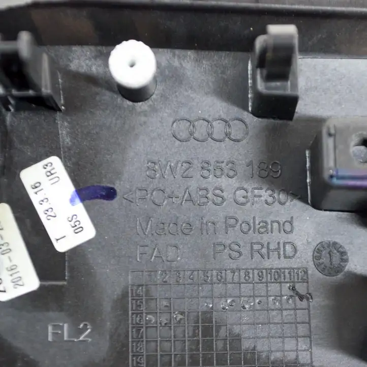 Audi A4 S4 B9 (2015 - 2019) 8W2853189 Декоративная планка — фото 4