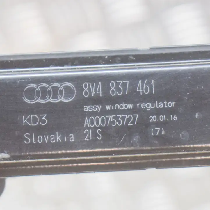 Audi A3/S3 8V (2012 - 2016) 8V4837461 Электростеклоподъемник передний (комплект) — фото 6