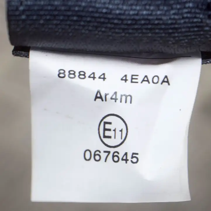 Nissan Qashqai (2017 - 2020) 888444EA0A Задний ремень безопасности — фото 6