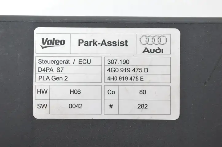 Audi A6 Allroad C7 (2012 - 2014) 4G0919475D Блок управления парктрониками — фото 4