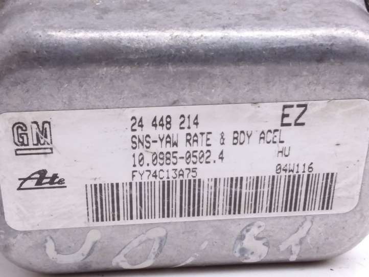 Opel Astra (2004 - 2009)  24448214 Датчик ESP (системы стабильности) (датчик курсовой устойчивости))