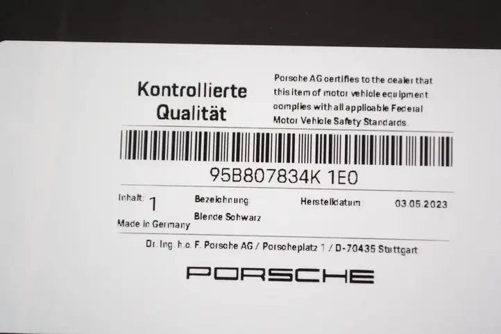 Porsche Macan (95B) (2014 - 2018) 95B807834L Нижняя часть переднего бампера — фото 3