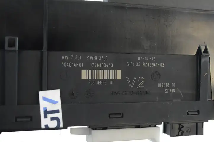 BMW 6 F12 F13 (2010 - 2018) 9286941 Модуль управления кузовом (BCM) — фото 7