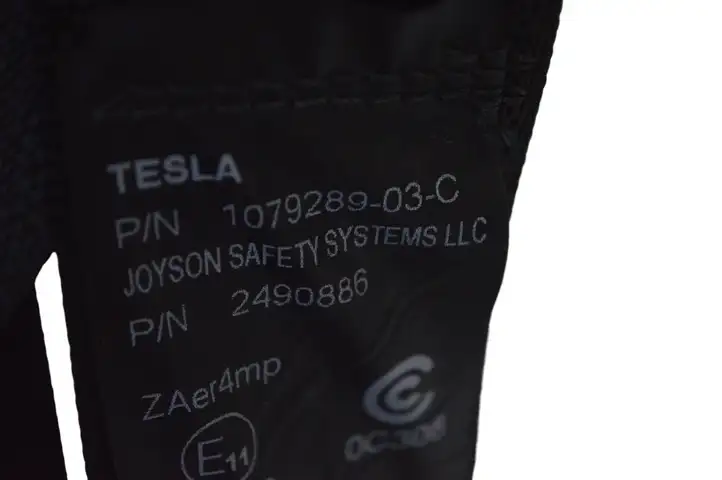 Tesla Model S (2016 - 2021) 107928903C Передний ремень безопасности — фото 5