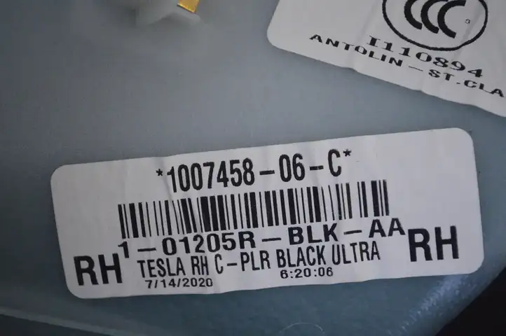 Tesla Model S (2016 - 2021) 100745806C Верхняя обшивка стойки B — фото 5